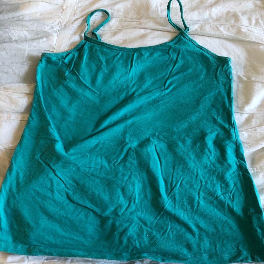 Turquoise tank top